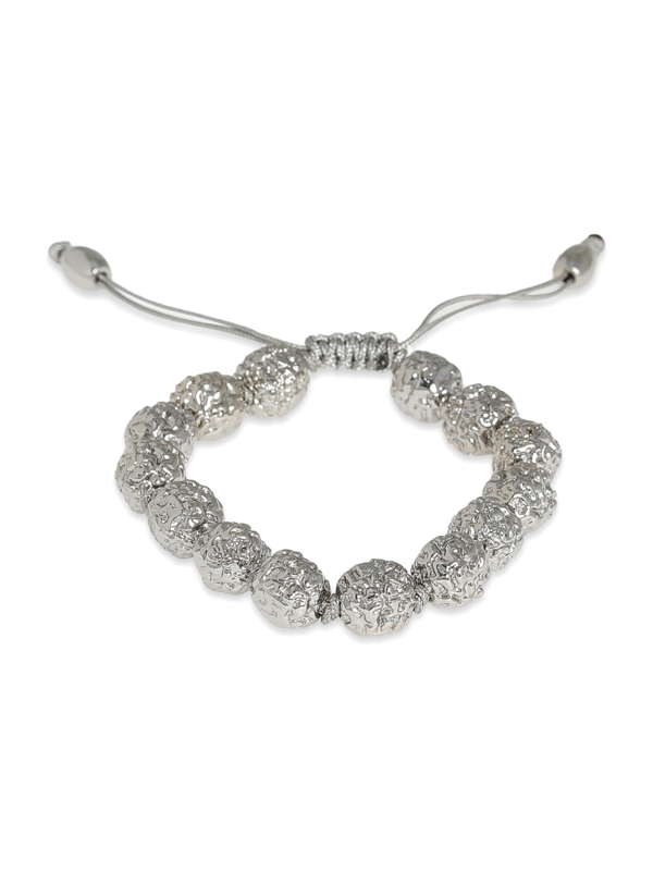 Silver-tone RUDRASHKA CHARM BRACELET
