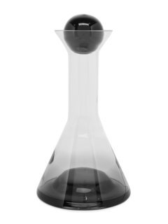 Black Conical Decanter