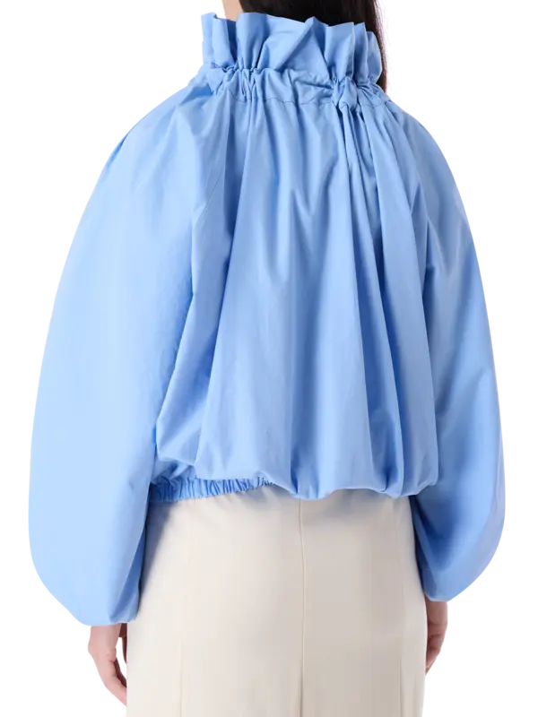 بلوزة أيكونيك مكشكشة من القطن