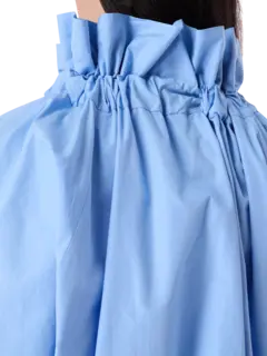 بلوزة أيكونيك مكشكشة من القطن