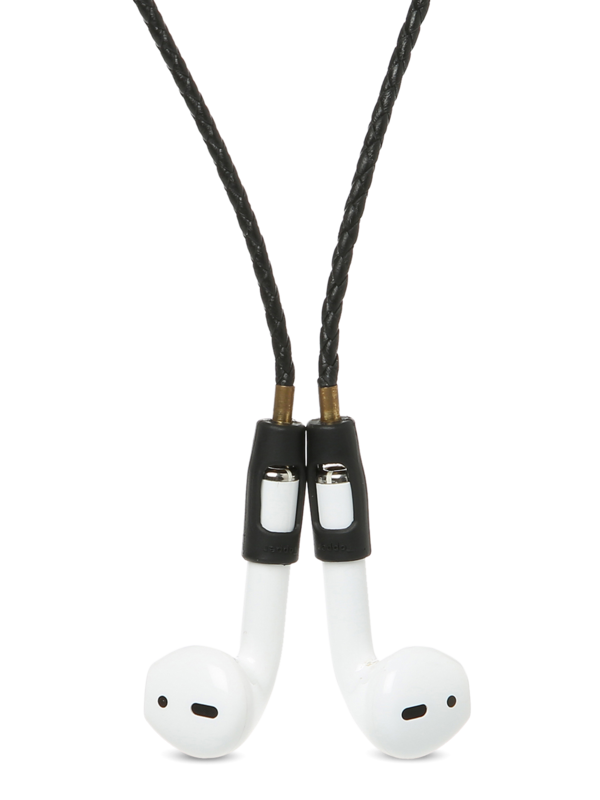 Black Leather Airpod Strap