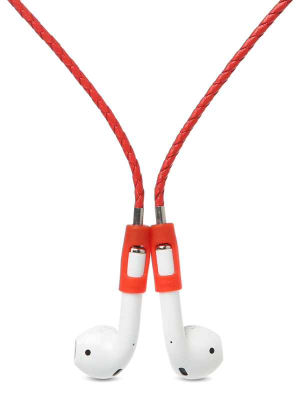 Red Leather Airpod Strap