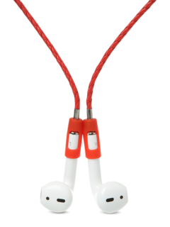 Red Leather Airpod Strap