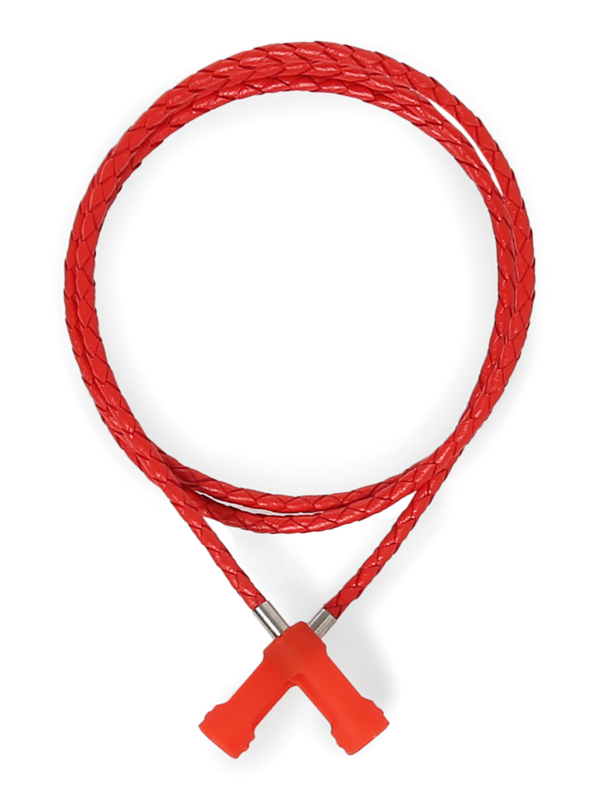 Red Leather Airpod Strap