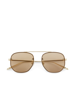 Lightweight metal acetate frame sunglasses