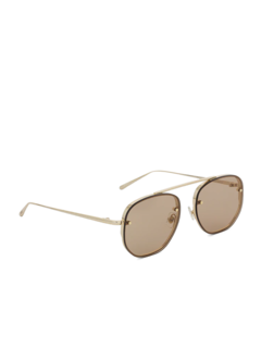 Lightweight metal acetate frame sunglasses