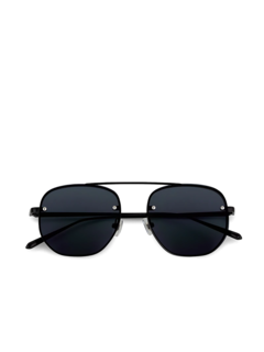 Lightweight metal acetate frame sunglasses