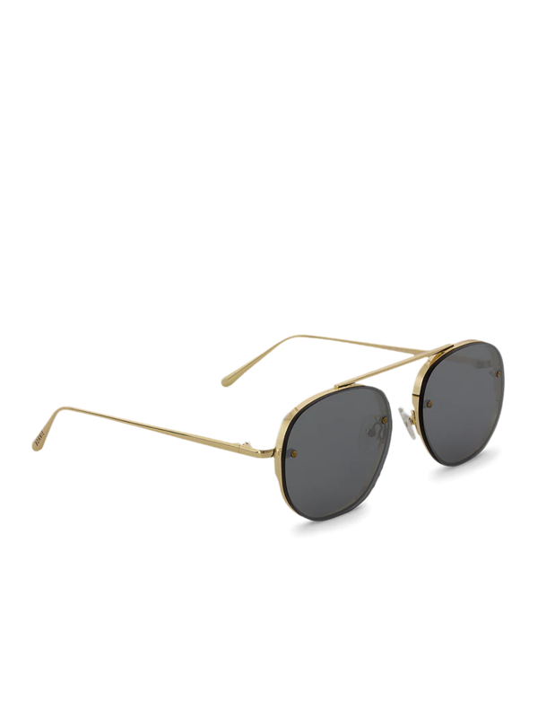 Lightweight metal acetate frame sunglasses