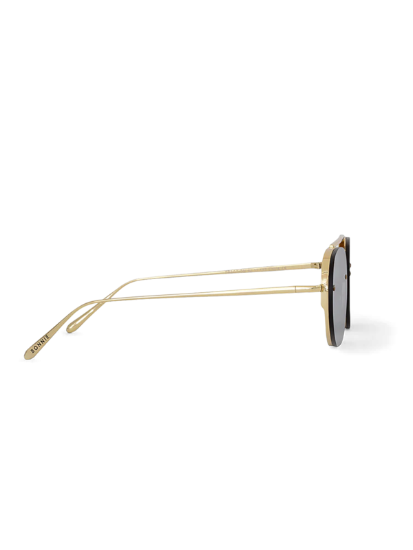 Lightweight metal acetate frame sunglasses