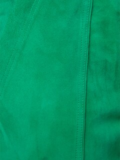 Suede Straight-Fit Pants