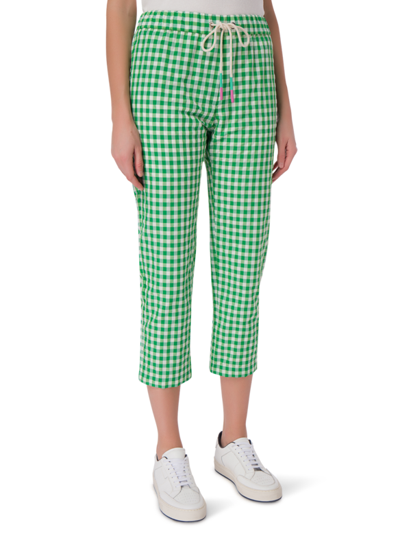 SLIM LEG DRAWSTRING TROUSER WITH TIE