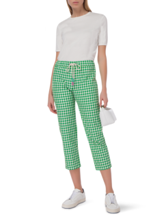 SLIM LEG DRAWSTRING TROUSER WITH TIE