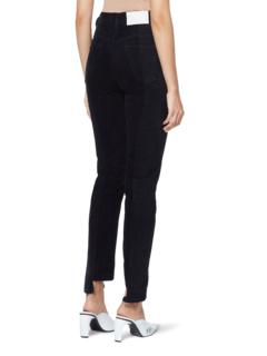 Twin High Waist Vintage Jeans With Uneven Hem