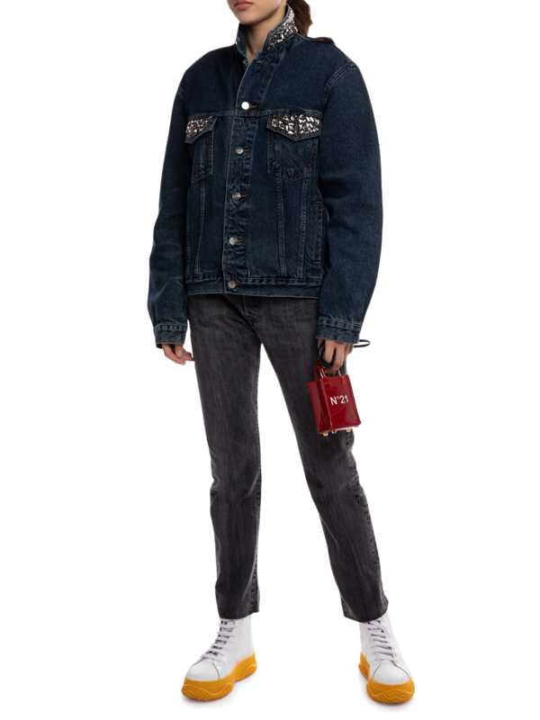 Twin High Waist Vintage Jeans With Original Hem