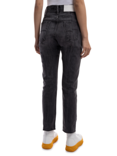 Twin High Waist Vintage Jeans With Original Hem