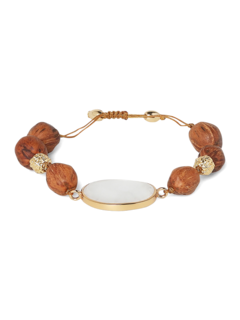 Solid Gold Beaded Bracelet