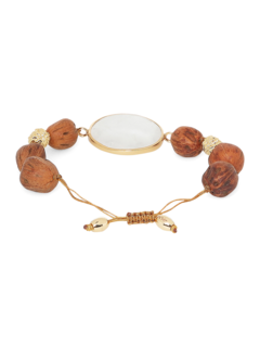 Solid Gold Beaded Bracelet