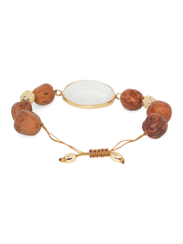 Solid Gold Beaded Bracelet