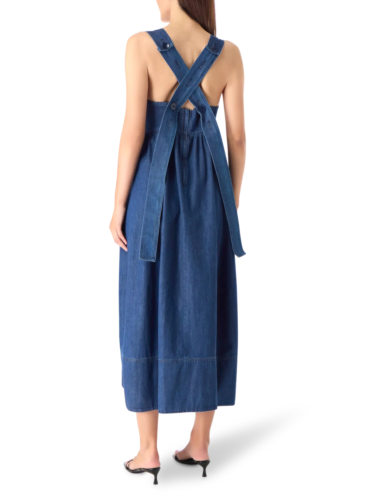 Tibi Stone Wash Sculpted Midi Dress | THAT Tibi Stone Wash Sculpted Midi Dress | THAT