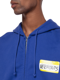 Vetements MY NAME IS VETEMENTS ZIP UP HOODIE THAT