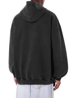 سويت شيرت منسوج بغطاء للرأس مزين بشعار العلامة التجارية