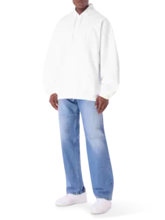 سويت شيرت إلوجن بغطاء للرأس مزين بشعار