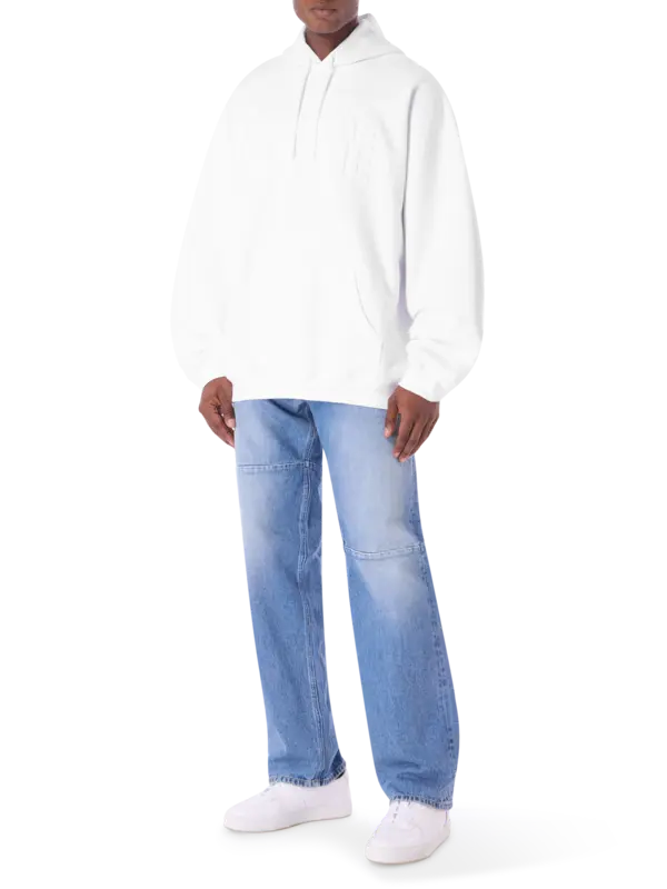 سويت شيرت إلوجن بغطاء للرأس مزين بشعار