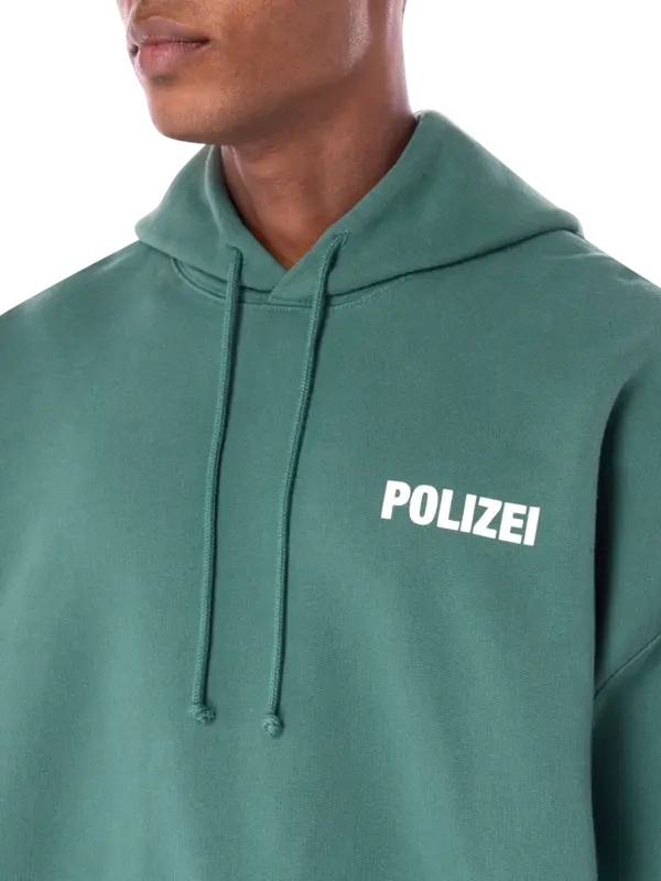 هودي مزين بكلمة "Polizei"
