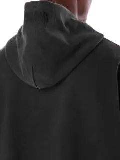 سويت شيرت بغطاء للرأس مزين برمز أناركي مزدوج