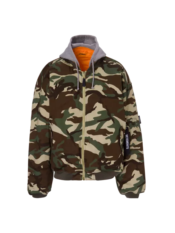 جاكيت بومبر بغطاء للرأس