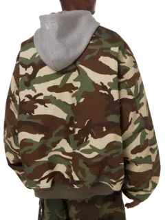 جاكيت بومبر بغطاء للرأس