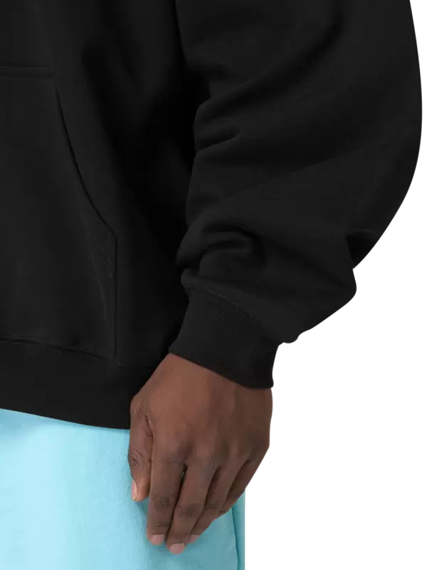 هودي بسحاب مطبوع بعبارة "My Name Is Vetements"