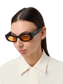 نظارة طبية يو إف أو بإطار دائري من الأسيتات