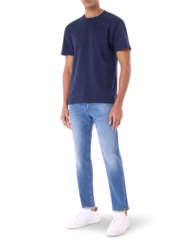 تيشرت مزين بشعار ميزون لابيش