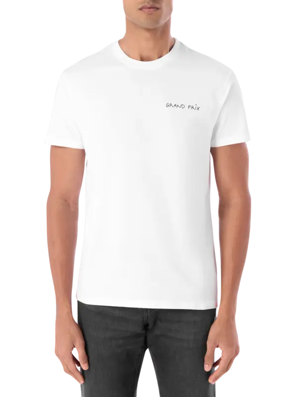 تيشرت مزين بتطريز "Grand Prix"