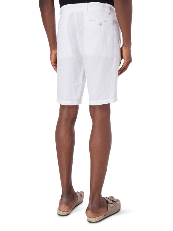 Bermuda linen shorts