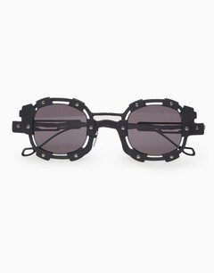 Black/Grey Squared Sunglasses