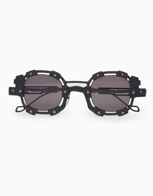 Black/Grey Squared Sunglasses