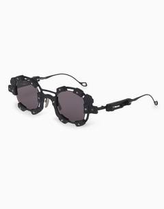 Black/Grey Squared Sunglasses