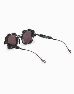 Black/Grey Squared Sunglasses