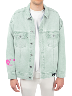 Men's Organic Denim Jacket / Sustainable Dyeing Process