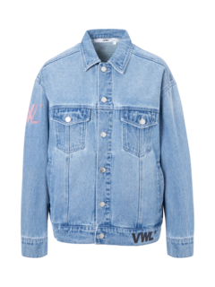 Women's Organic Denim Jacket / Sustainable Dyeing Process