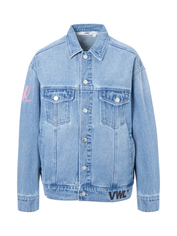 Women's Organic Denim Jacket / Sustainable Dyeing Process