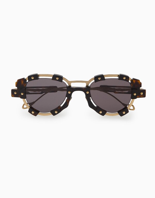 Gold/Tortoiseshell Aviator Sunglasses