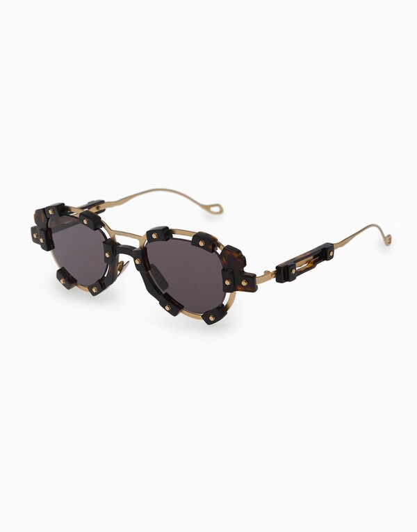 Gold/Tortoiseshell Aviator Sunglasses