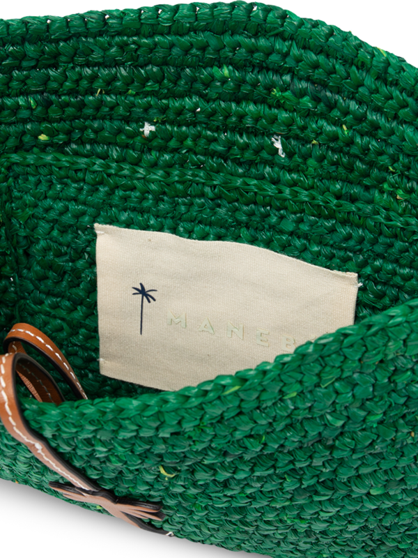 SUNSET SMALL RAFFIA TOTE BAG