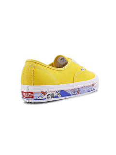 Yellow Sneakers With Cartoon Heel
