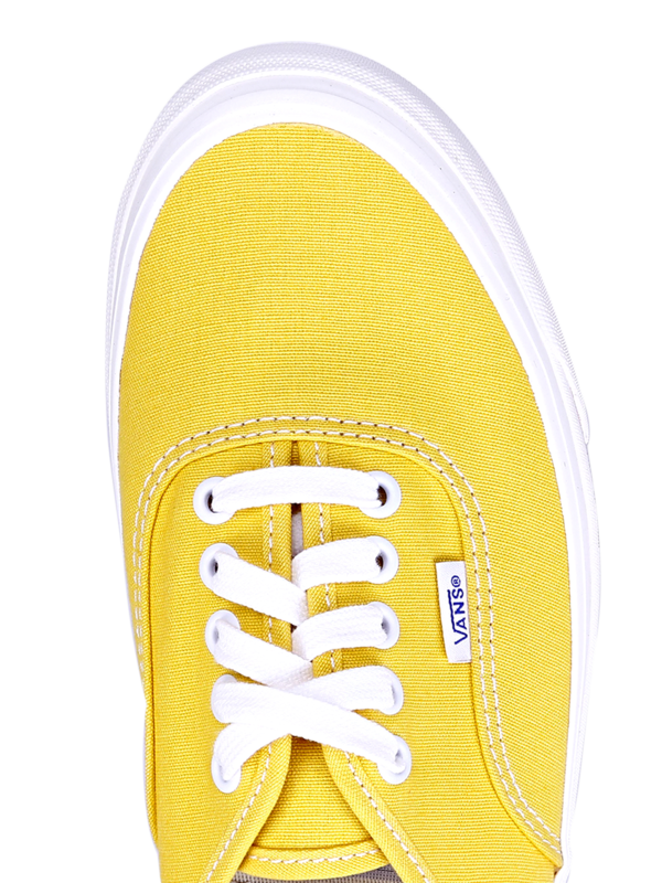 Yellow Sneakers With Cartoon Heel