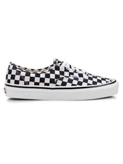 Black-and-White Checkered Sneakers