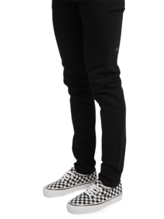 Black-and-White Checkered Sneakers